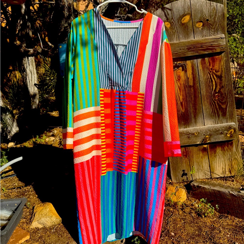 Color Block Lightweight Dress